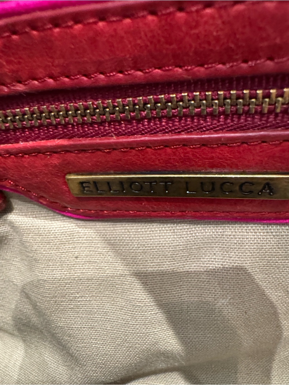 Quilted Red Studded Shoulder Bag - Picture 8 of 16